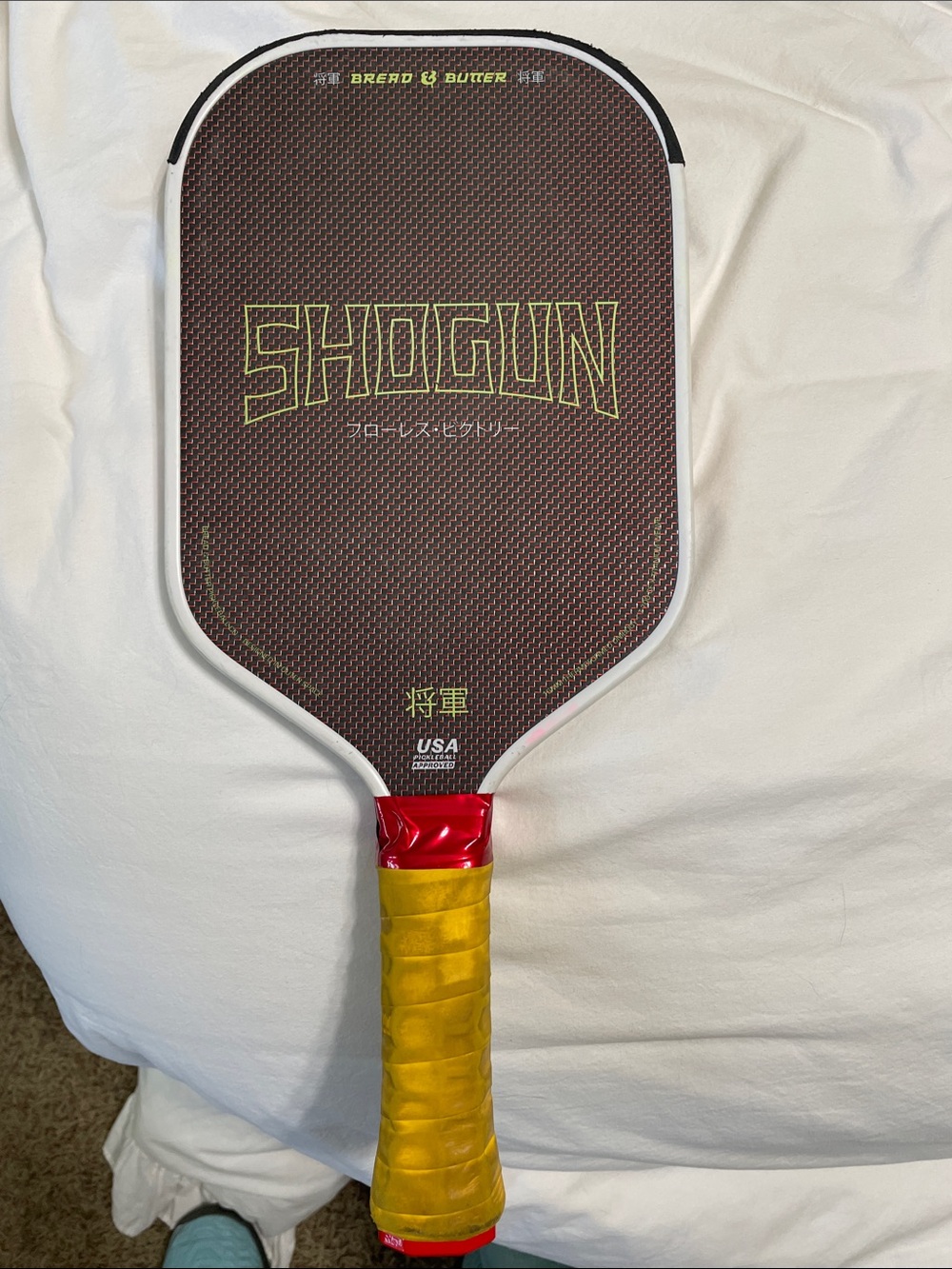 Bread and Butter Shogun Pickleball paddle. 16mm